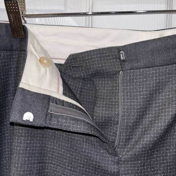 Boss Hugo Boss Jibena Women's Grey Wool Blazer/Pant Suit Size 12 Lined - Picture 10 of 16